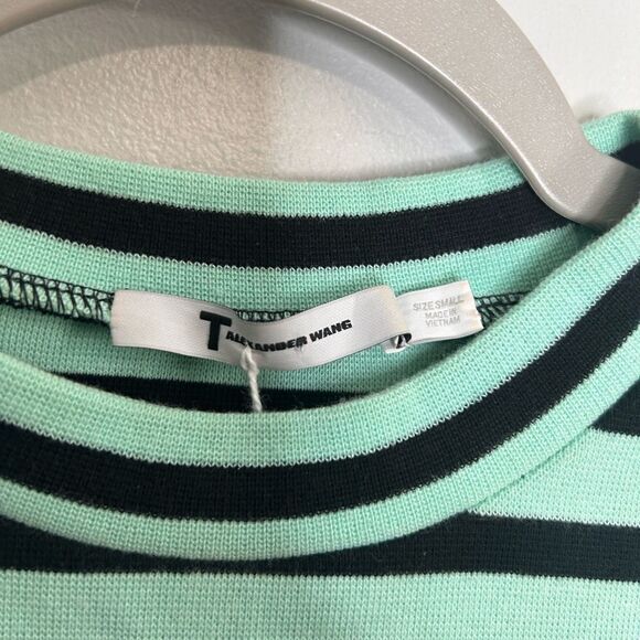 T by Alexander Wang Multi-Stripe Fitted Knit Dress - Picture 4 of 5